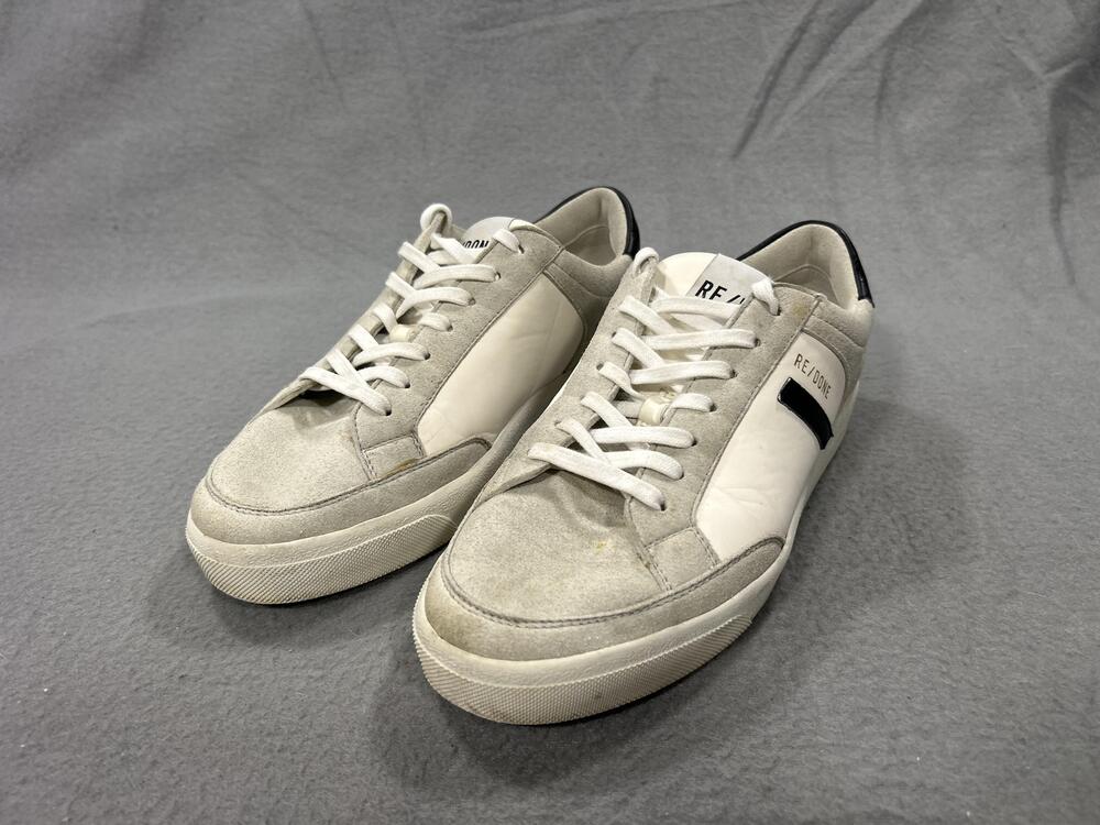 RE/DONE 90s Skate Eco Sneakers Shoes Womens 7.5 Gray Vegan Italy Low Top